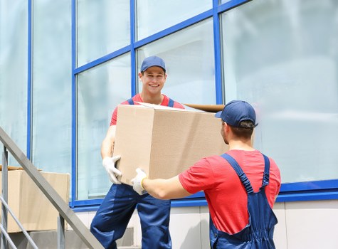Careful loading of furniture for a Soho house removal