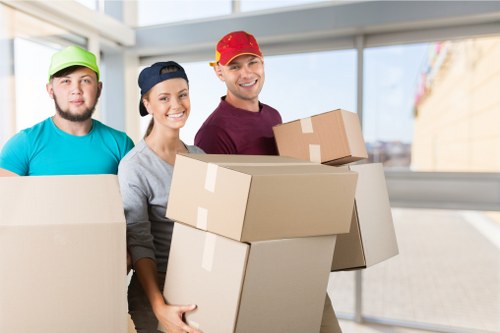 Urgent furniture and office item loading during a Soho same day move