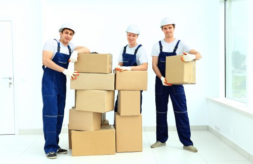 A professional home removals team preparing for a move near Soho and the West End