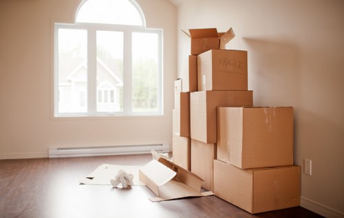 Commercial moving support in central London near Soho