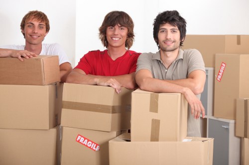 Local office movers coordinating loading and access in the Soho area