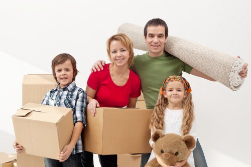 Careful loading of furniture for a Soho flat or office move